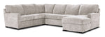 Charlotte 4-Piece Sectional with Right-Facing Chaise - Air