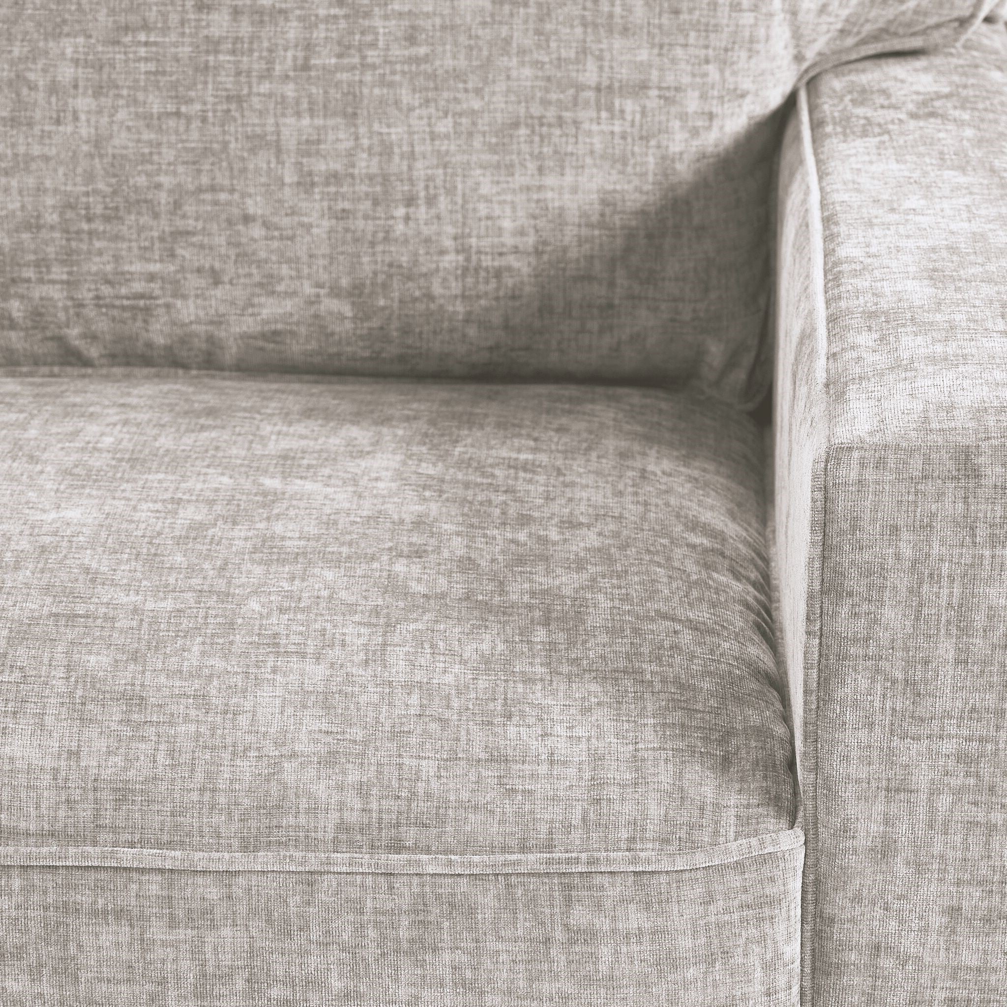 Charlotte 4-Piece Sectional with Left-Facing Chaise - Sand