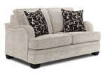 Charmaine Sofa and Loveseat Set - Pearl