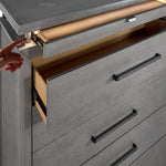 Chelsea 5-Drawer Chest - Grey