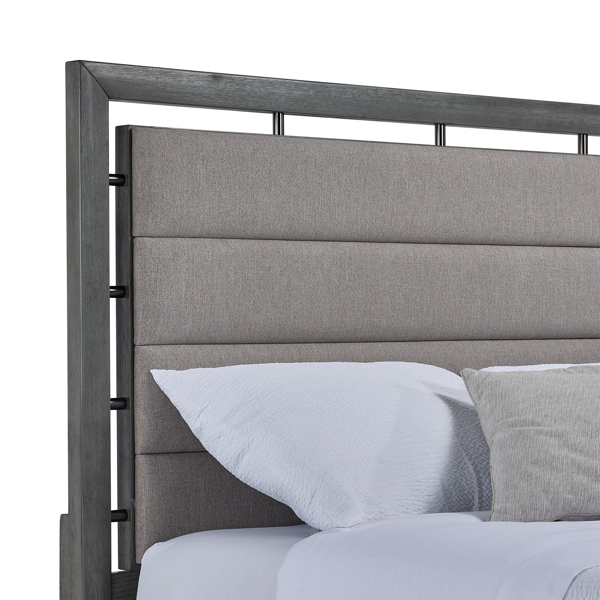 Chelsea 3-Piece King Storage Bed - Grey