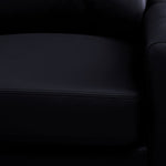 Chito Leather 2-Piece Sectional with Left Facing Chaise - Raven