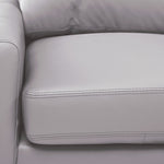 Chito Leather 2-Piece Sectional with Right Facing Chaise - Cloud Grey