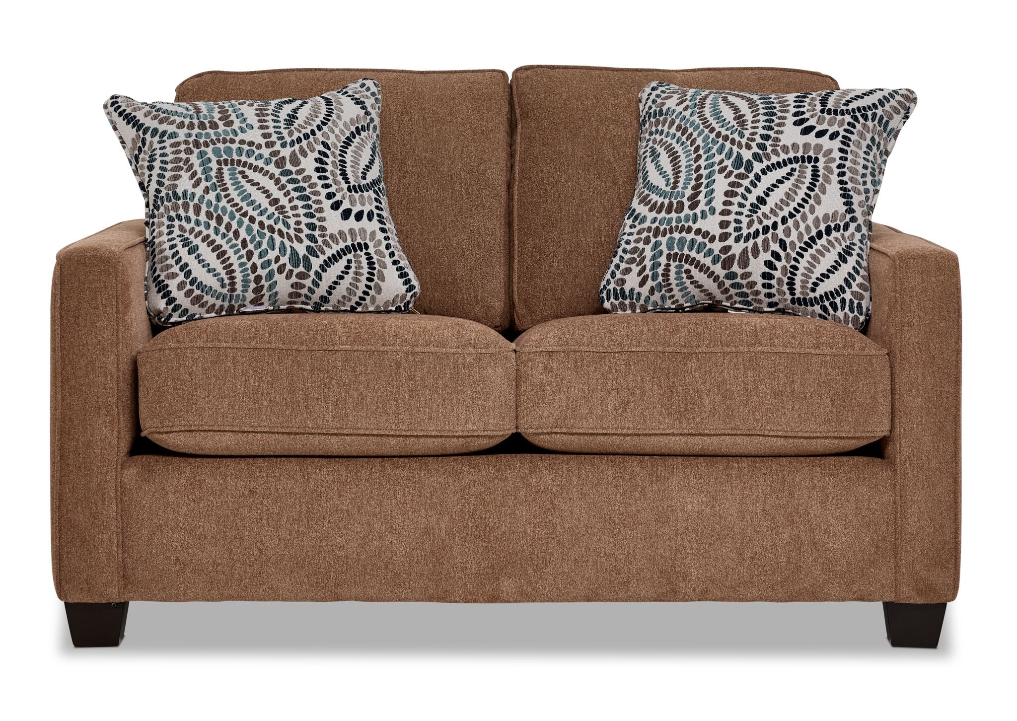 City Loveseat - Brown
