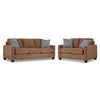 City Ens. Sofa et causeuse – brun
