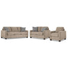 City Ens. Sofa, causeuse et fauteuil – ivoire