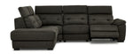 Colorado 4-Piece Power Reclining Sectional with Left-Facing Chaise - Graphite