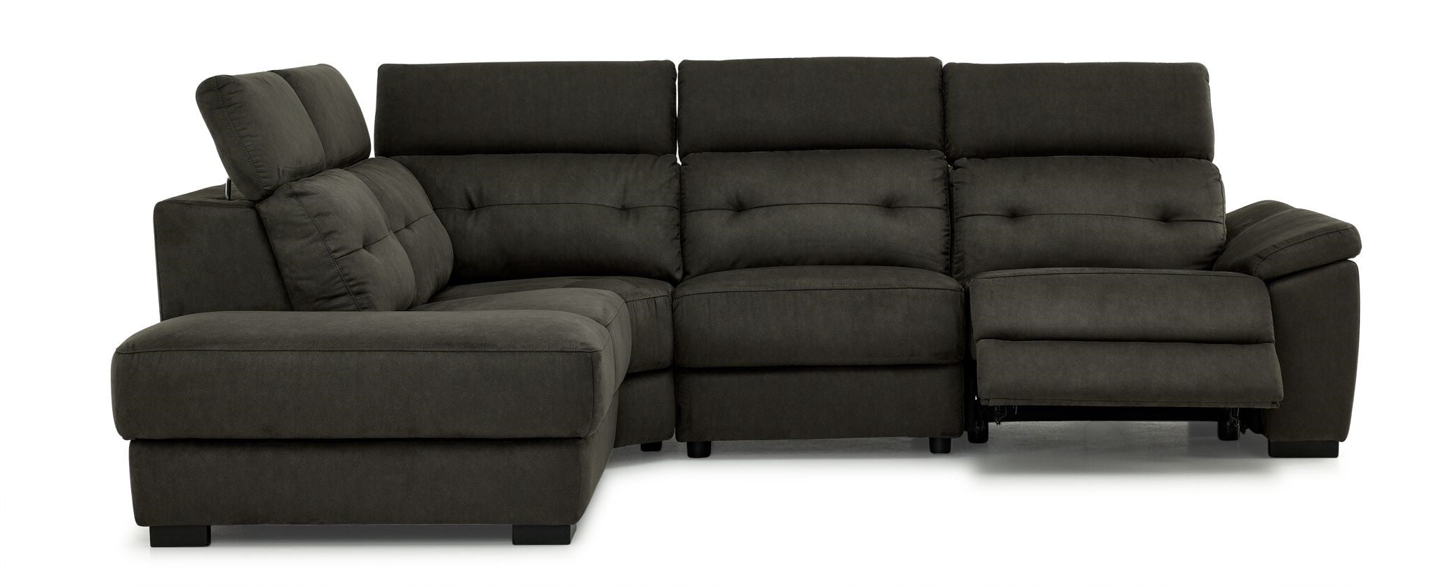 Colorado 4-Piece Power Reclining Sectional with Left-Facing Chaise - Graphite
