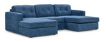 Feeling Connected - Connex 3-Piece Modular Chaise - Blue