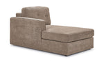 Feeling Connected - Connex 3-Piece Modular Sectional with Chaise and Drawer Console -Beige