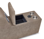 Feeling Connected - Connex 5-Piece Modular Sectional with Consoles - Beige