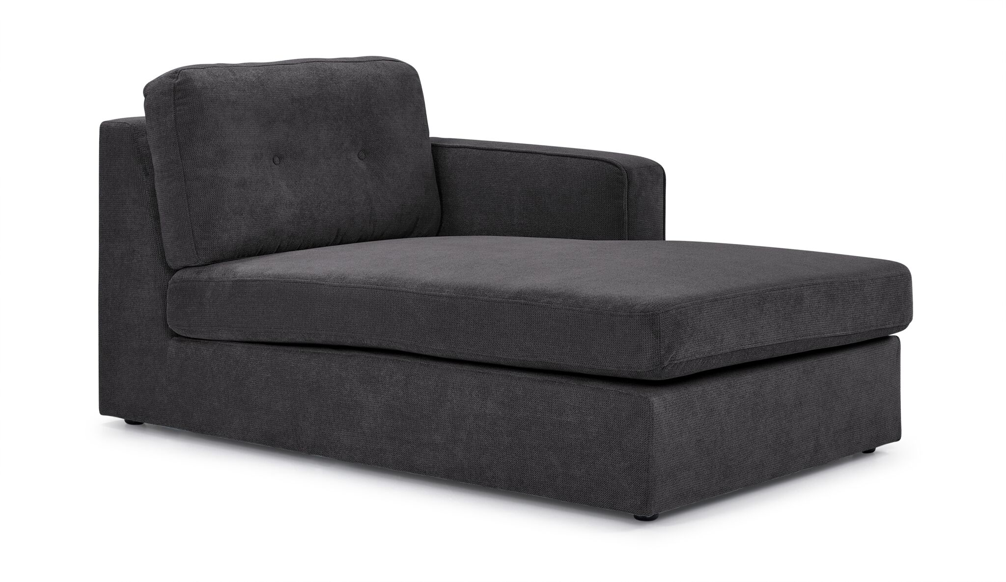 Feeling Connected - Connex 5-Piece Modular Sectional with Consoles - Dark Grey