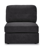 Feeling Connected - Connex 6-Piece Modular Sectional with Drawer Console - Dark Grey