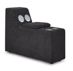 Feeling Connected - Connex 3-Piece Modular Chair with Storage Console - Dark Grey