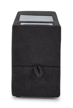 Feeling Connected - Connex 6-Piece Modular Sectional with Drawer Console - Dark Grey