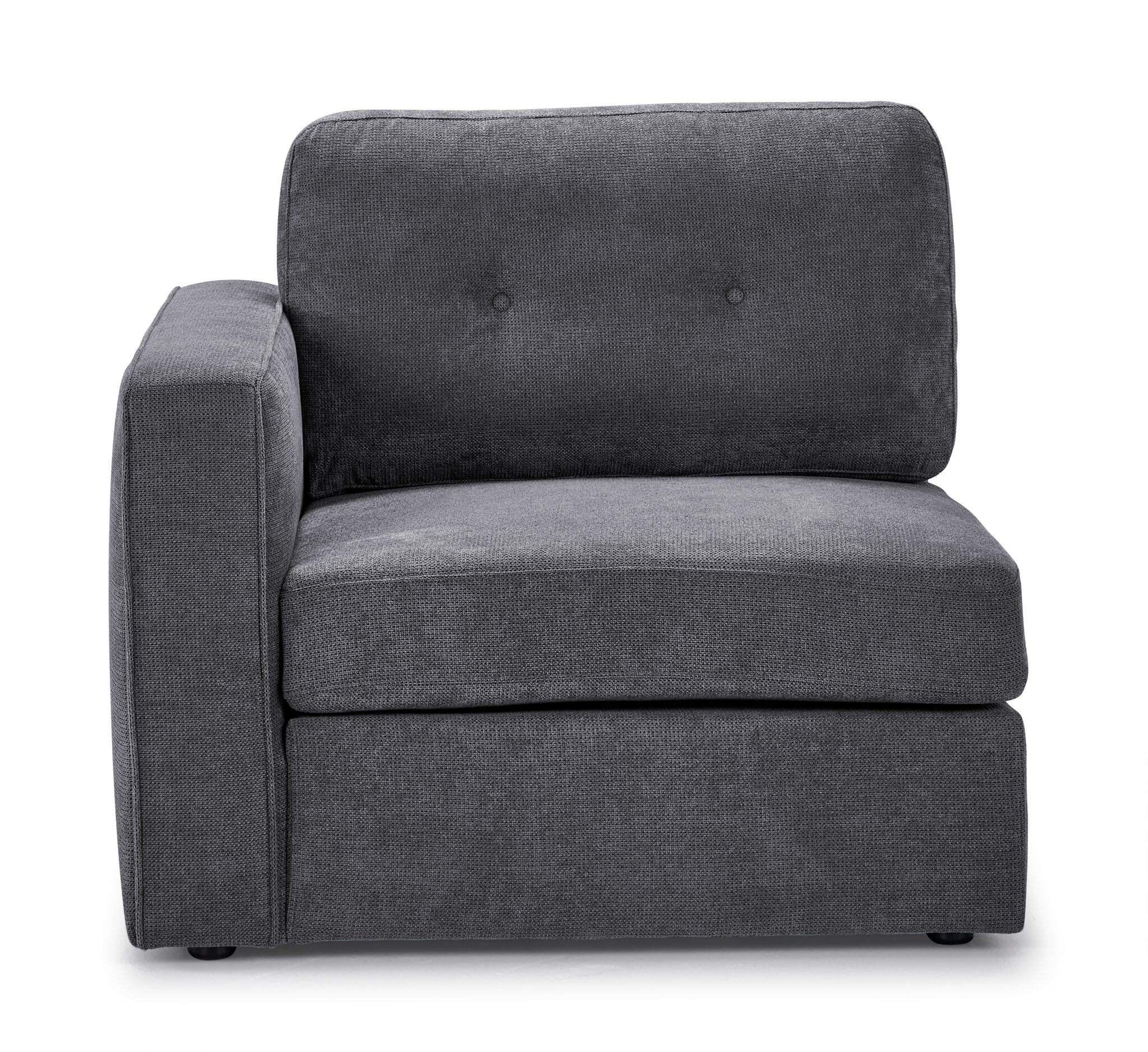 Feeling Connected - Connex 6-Piece Modular Sectional with Storage Console - Light Grey