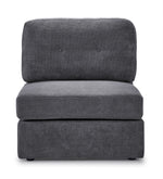 Feeling Connected - Connex 5-Piece Modular Sectional with Consoles - Light Grey