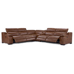 Corsica 6-Piece Power Reclining Sectional - Brown