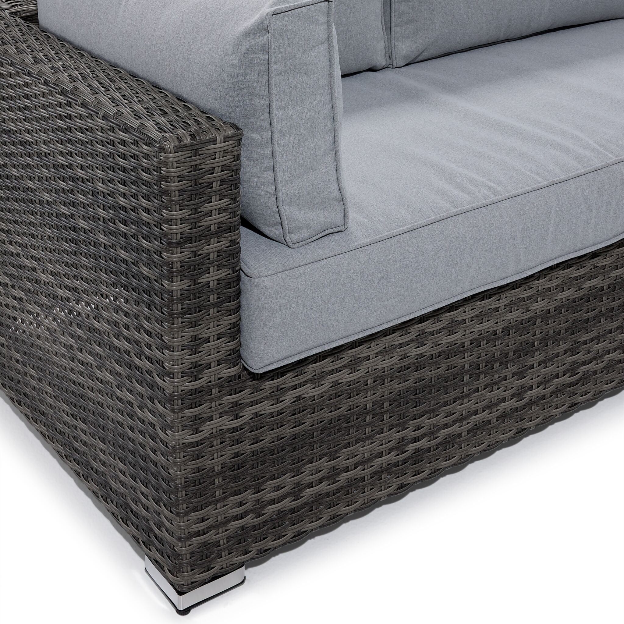 Cove 3 - Piece Outdoor Sectional - Dark Grey