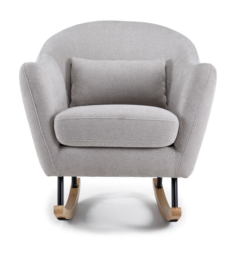 Cozy Rocking Chair - Light Grey
