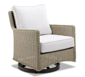 Creek Fauteuil pivotant de jardin – gris