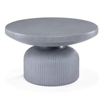 Crete Indoor/Outdoor Concrete Coffee Table - Weathered Grey