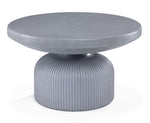 Crete Indoor/Outdoor Concrete Coffee Table - Weathered Grey
