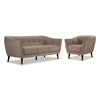 Daphne Ens. Sofa et fauteuil - beige
