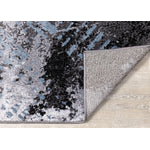Dawn 5'3" x 7'7" Worn Crosshatch Area Rug - Grey, Blue