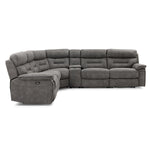 Dawson 6-Piece Power Reclining Sectional with Console - Graphite