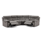 Dawson 5-Piece Power Reclining Sectional with Console - Graphite