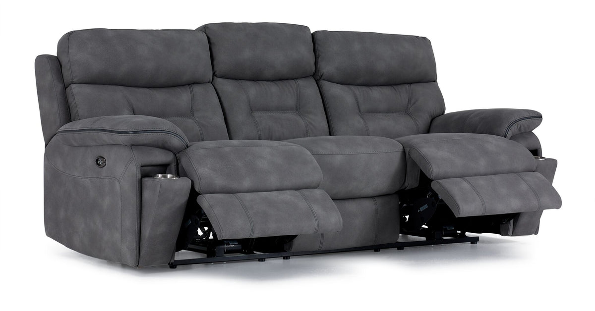 Dawson Sofa inclinable électrique – gris foncé | Léon