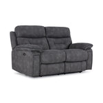 Dawson Power Reclining Sofa and Loveseat Set - Graphite