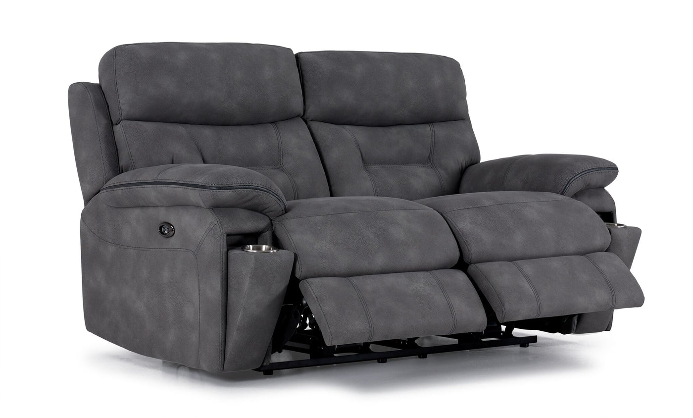 Dawson Power Reclining Loveseat - Graphite