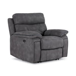 Dawson Power Reclining Sofa and Chair Set - Graphite