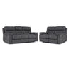 Dawson Sofa et causeuse inclinables électriques – graphite