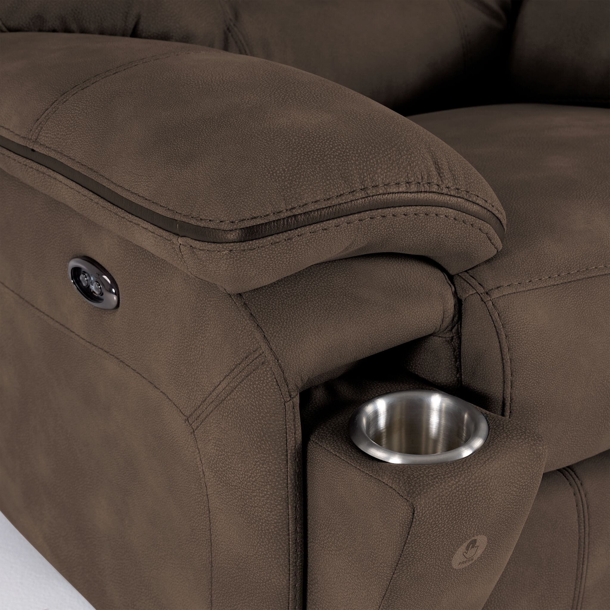 Dawson Power Reclining Sofa - Brown