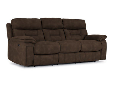 Dawson Sofa inclinable électrique – brun