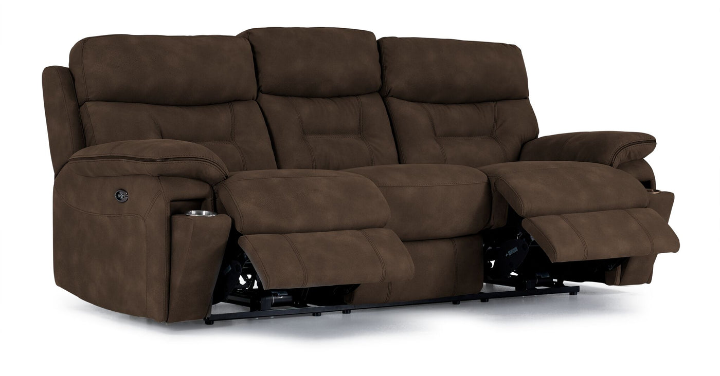 Dawson Power Reclining Sofa - Brown