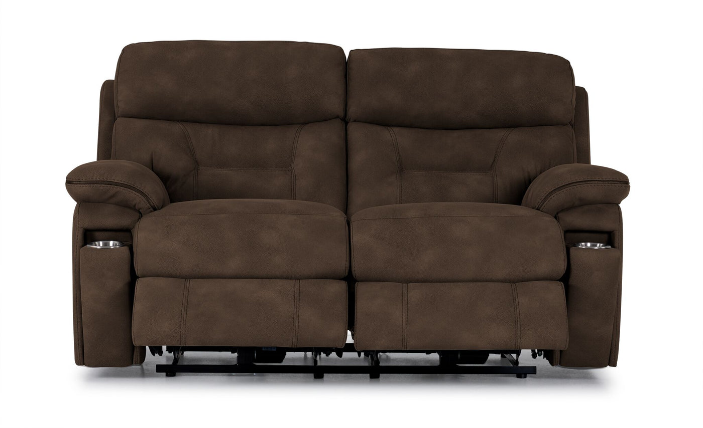 Dawson Power Reclining Loveseat - Brown