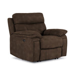 Dawson Power Reclining Sofa, Loveseat and Chair Set - Brown