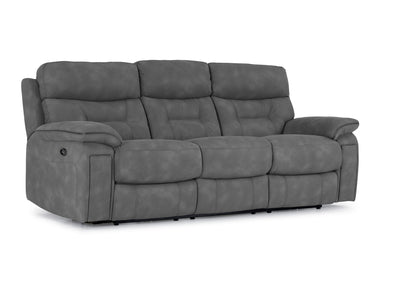 Dawson Sofa inclinable électrique – gris argent