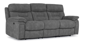 Dawson Sofa inclinable électrique – gris argent