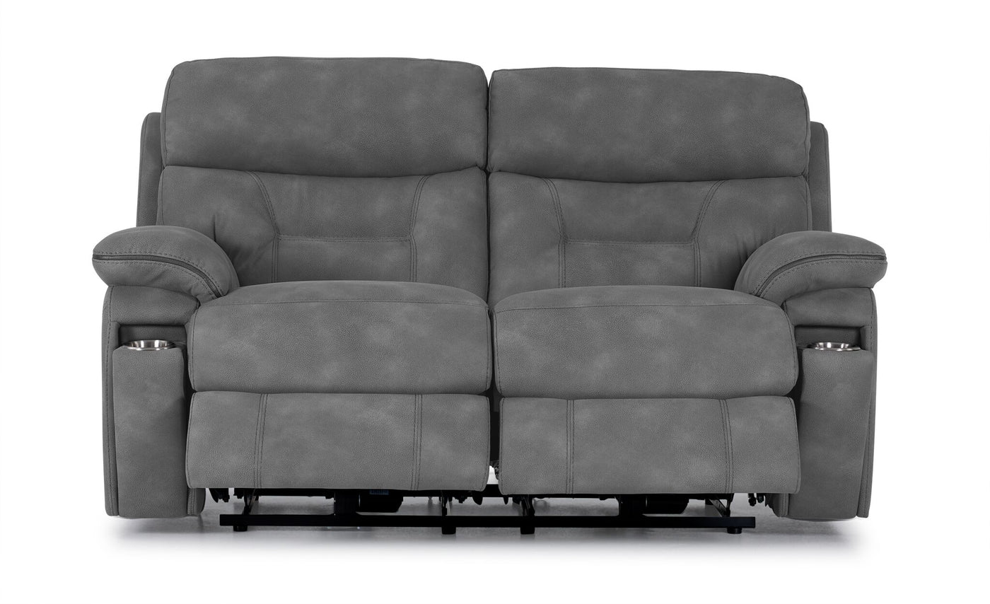 Dawson Power Reclining Loveseat - Silver Grey