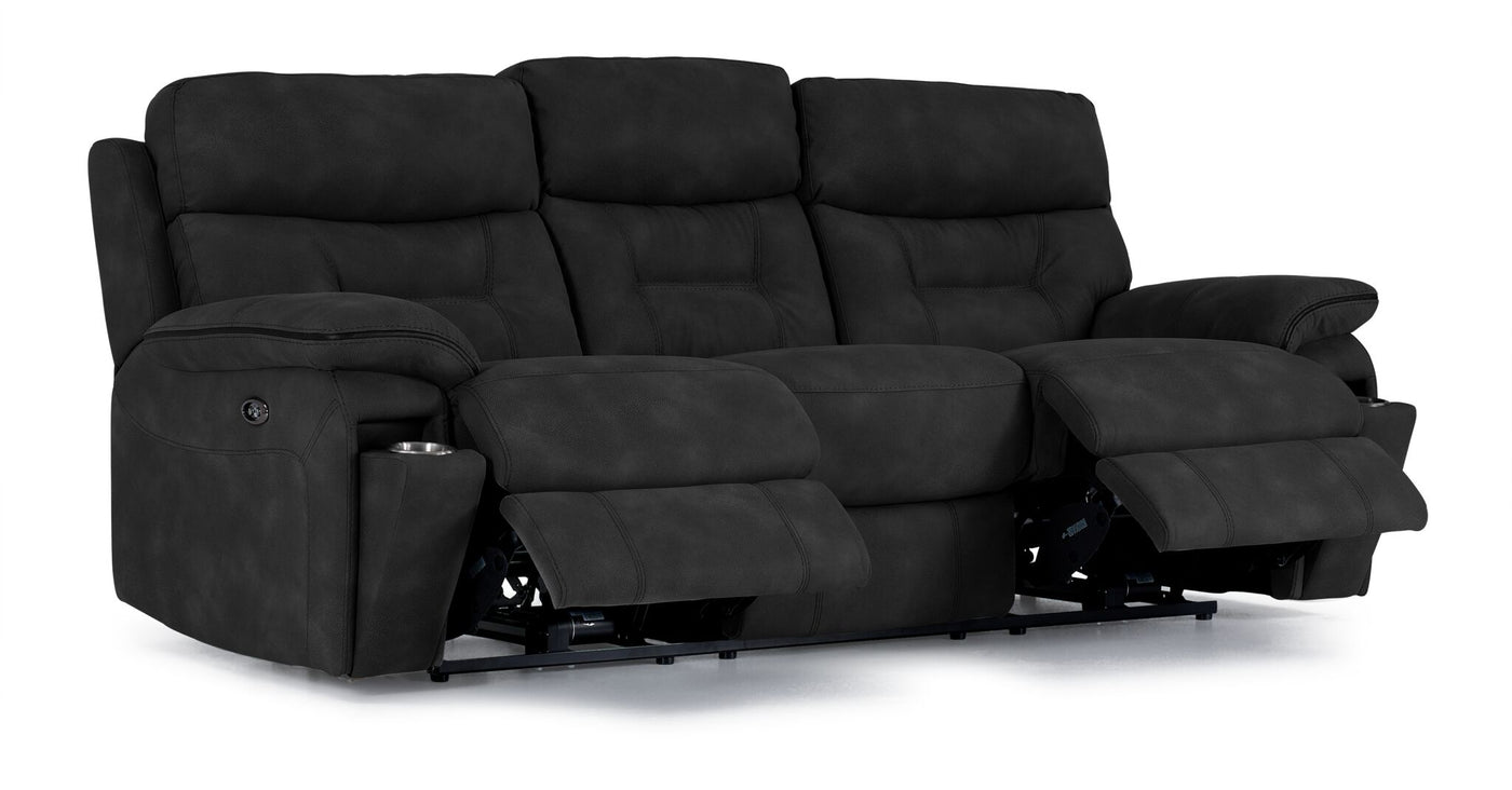 Dawson Power Reclining Sofa - Charcoal