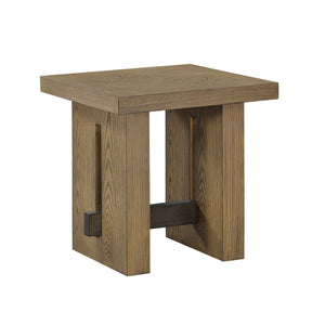 Deacon Table de bout 19,75 po - chêne deux tons