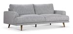 Dianna II Sofa and Loveseat Set - Grey