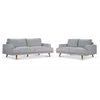 Dianna II Ens. Sofa et causeuse - gris
