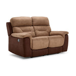 Doley Reclining Loveseat - Two-tone Brown