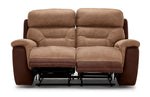 Doley Reclining Loveseat - Two-tone Brown